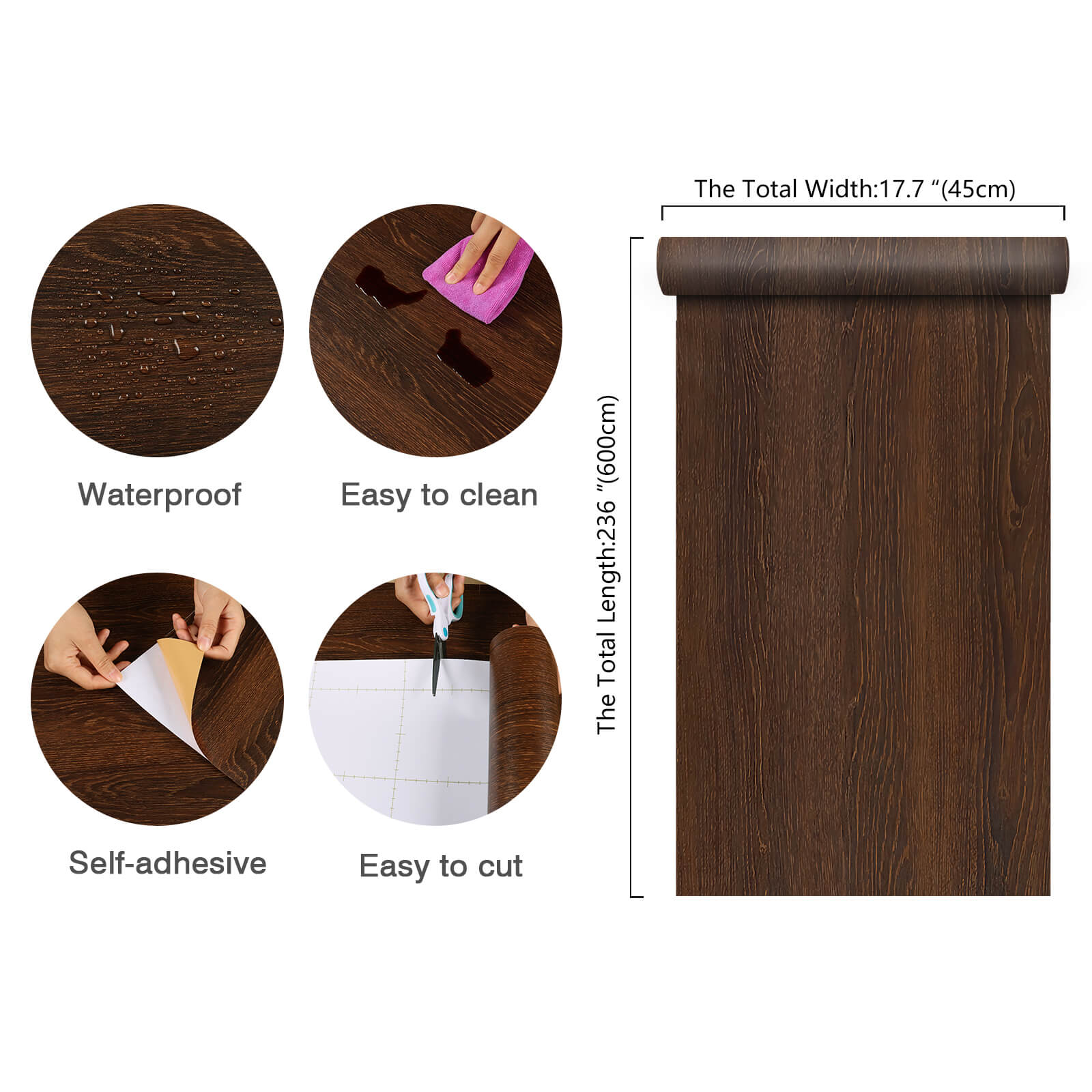    17.7in-wide-236in-long-brown-wood-grain-contact-paper-roll