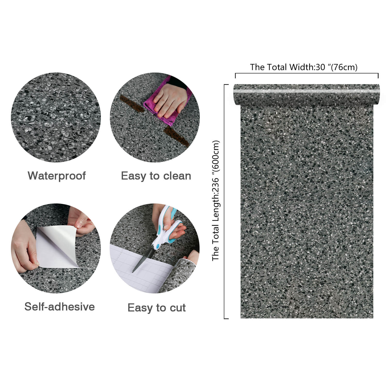     30in-wide-236in-long-adhesive-granite-wallpaper-roll-black