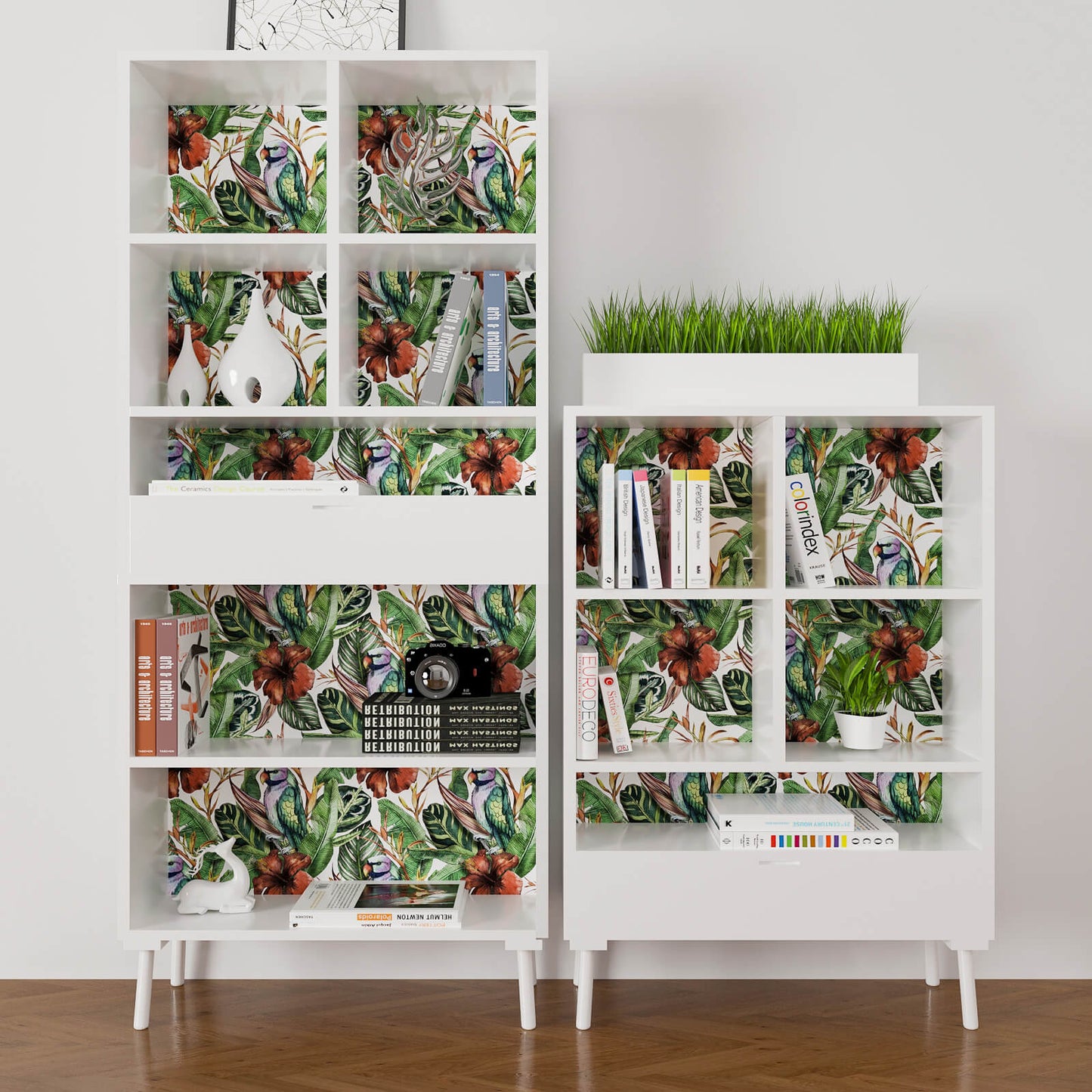 adhesive-wallpaper-for-shelf-lining