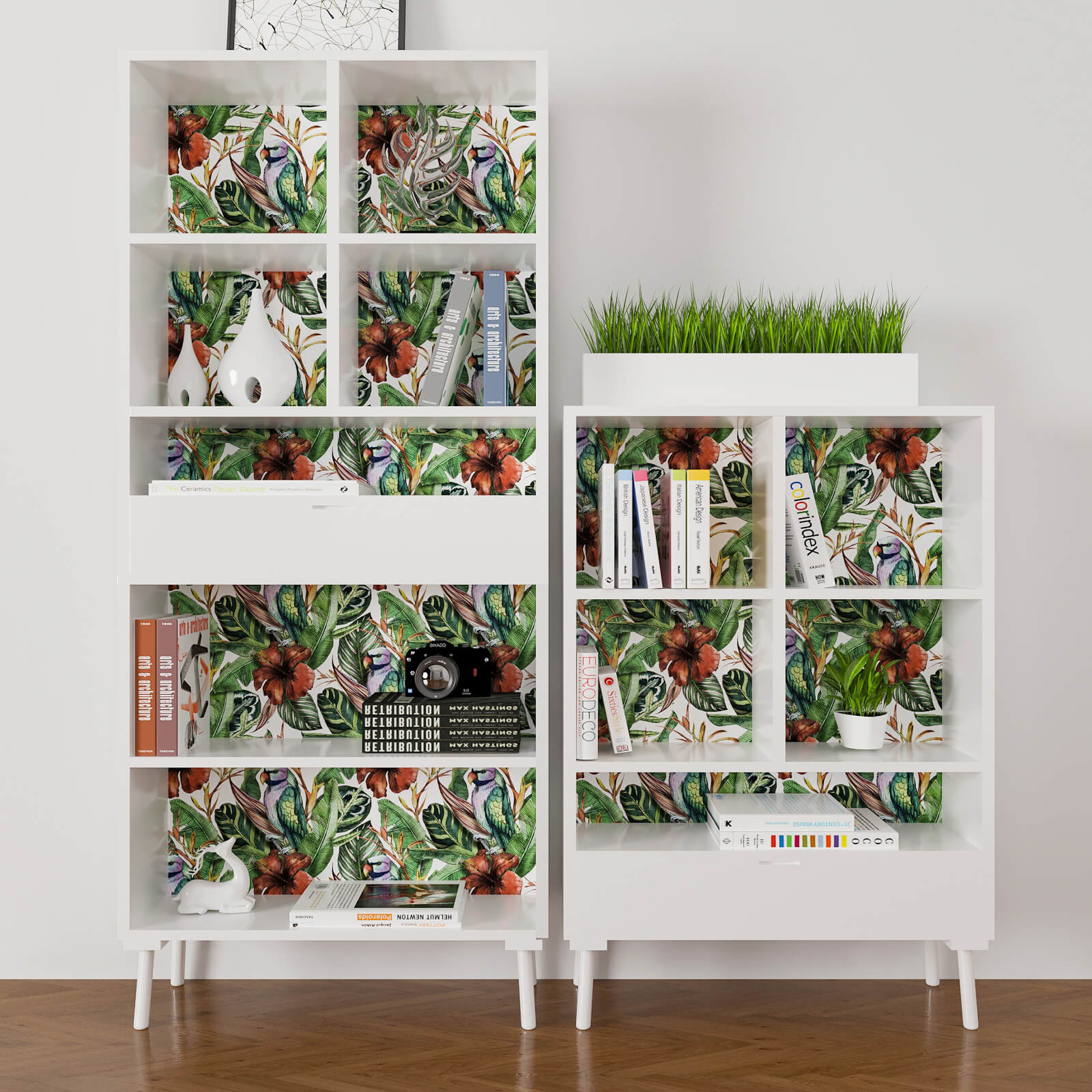 adhesive-wallpaper-for-shelf-lining