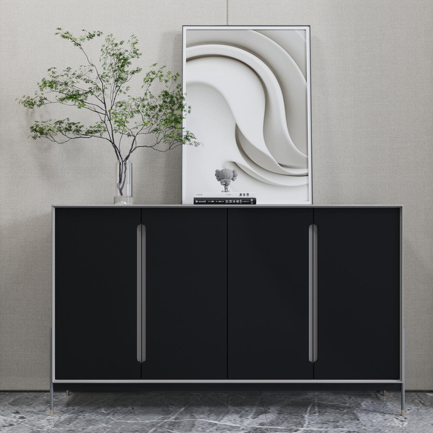 black-adhesive-contact-paper-for-cabinets-furniture-decor