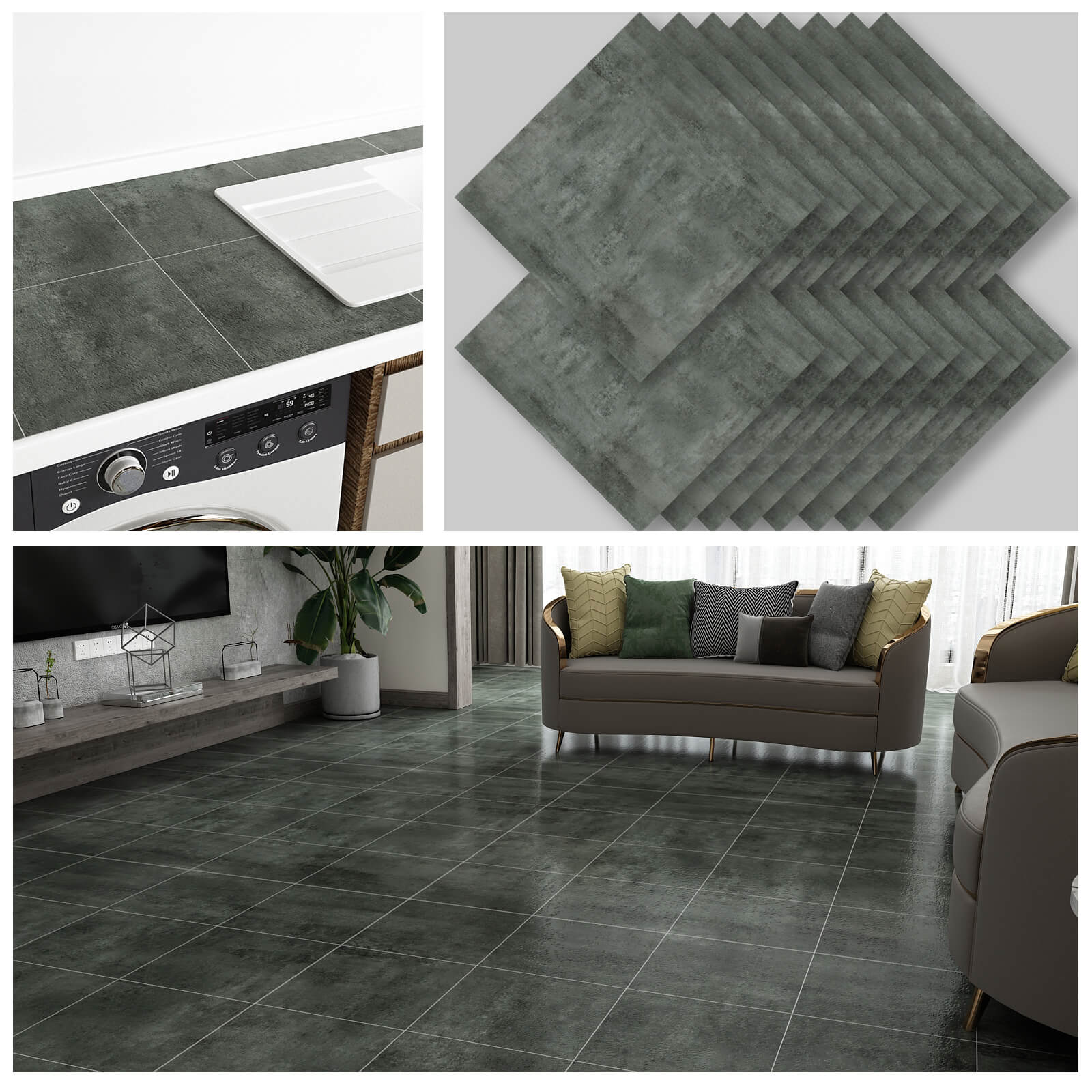     chichome-dark-grey-concrete-vinyl-flooring-tiles-16-pack