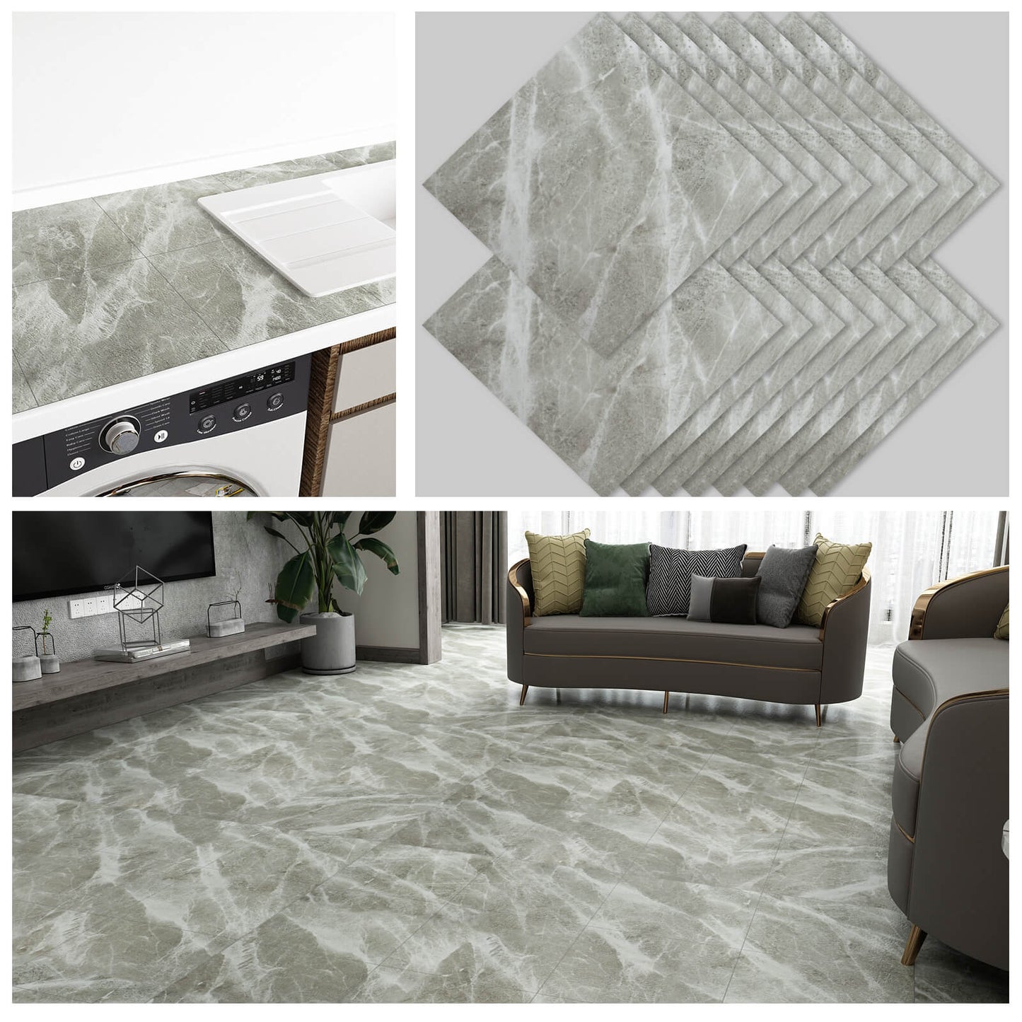     chichome-stone-grey-marble-vinyl-flooring-tiles-16-pack