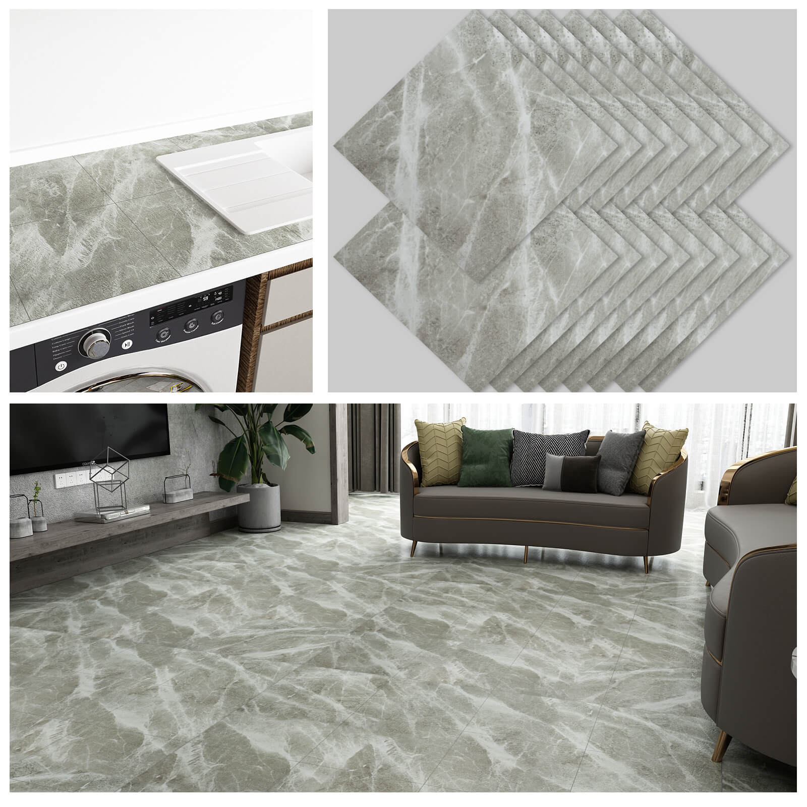     chichome-stone-grey-marble-vinyl-flooring-tiles-16-pack