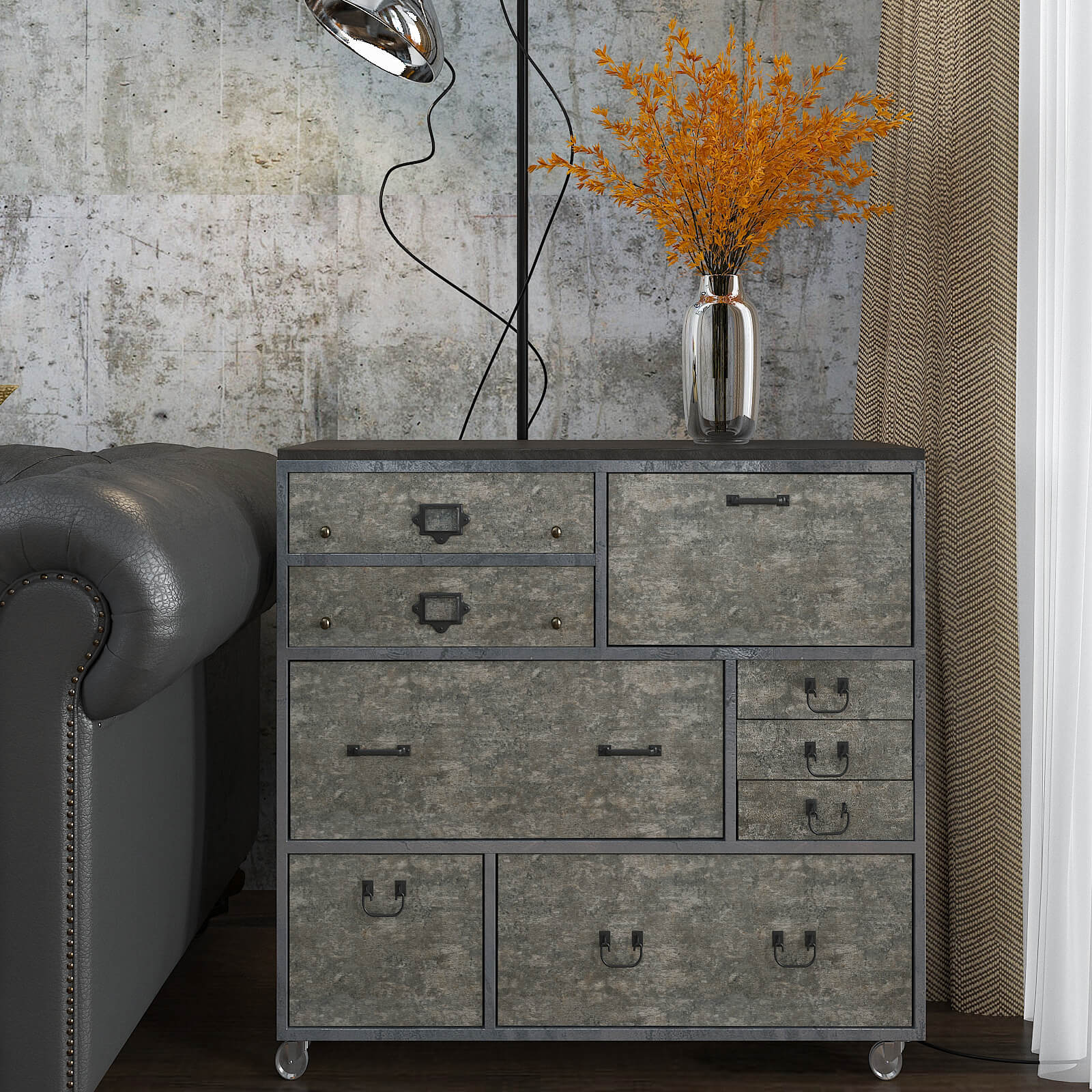 concrete-vinyl-sticker-for-cabinets-reburish-furniture-friendly