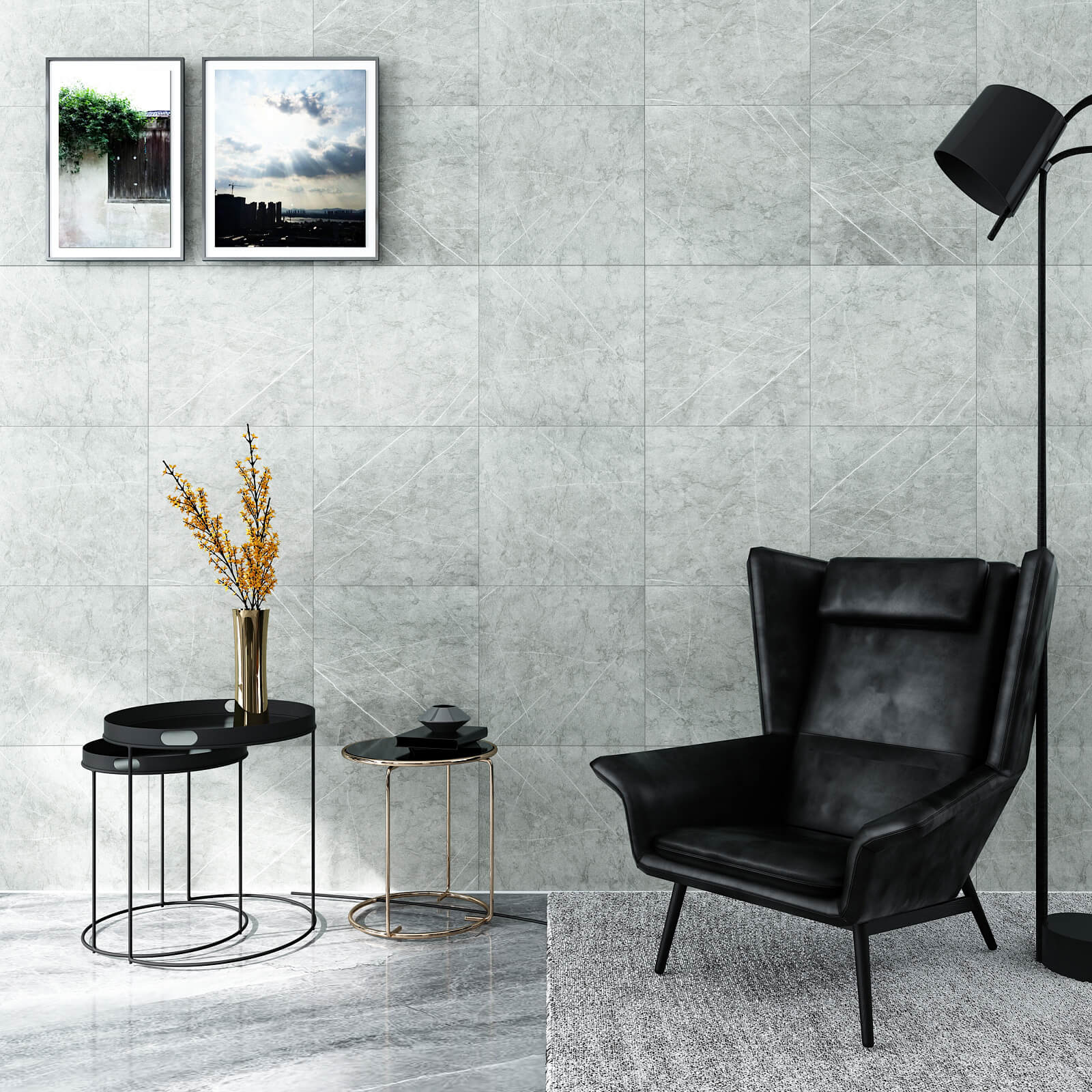    distressed-light-grey-marble-vinyl-tile-stick-on-wall