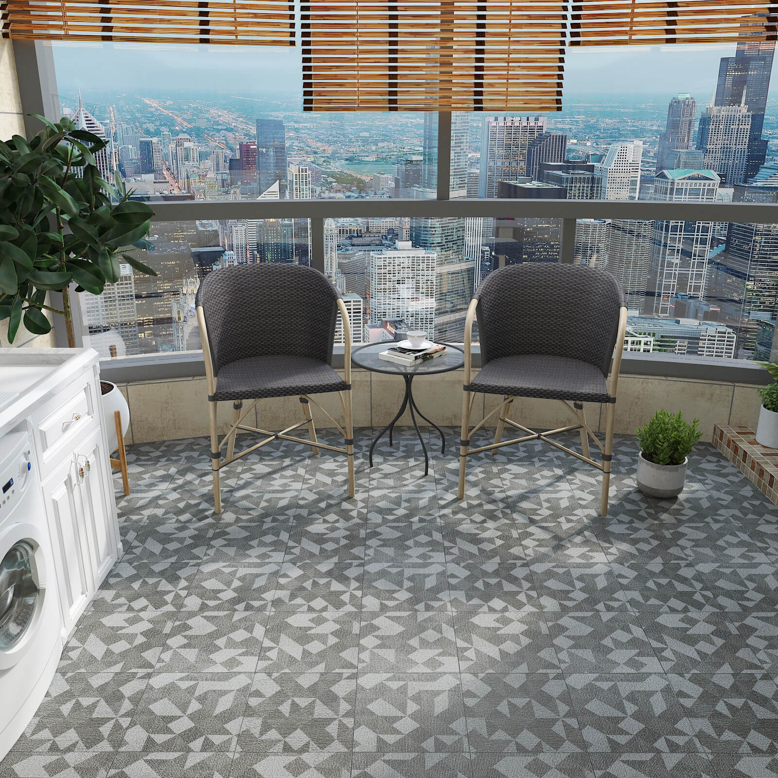     faux-geometric-carpet-peel-and-stick-tiles-for-balcony-floor