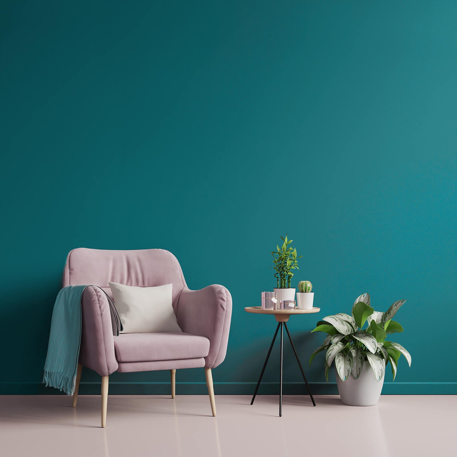 large-size-adhesive-blue-wall-covering