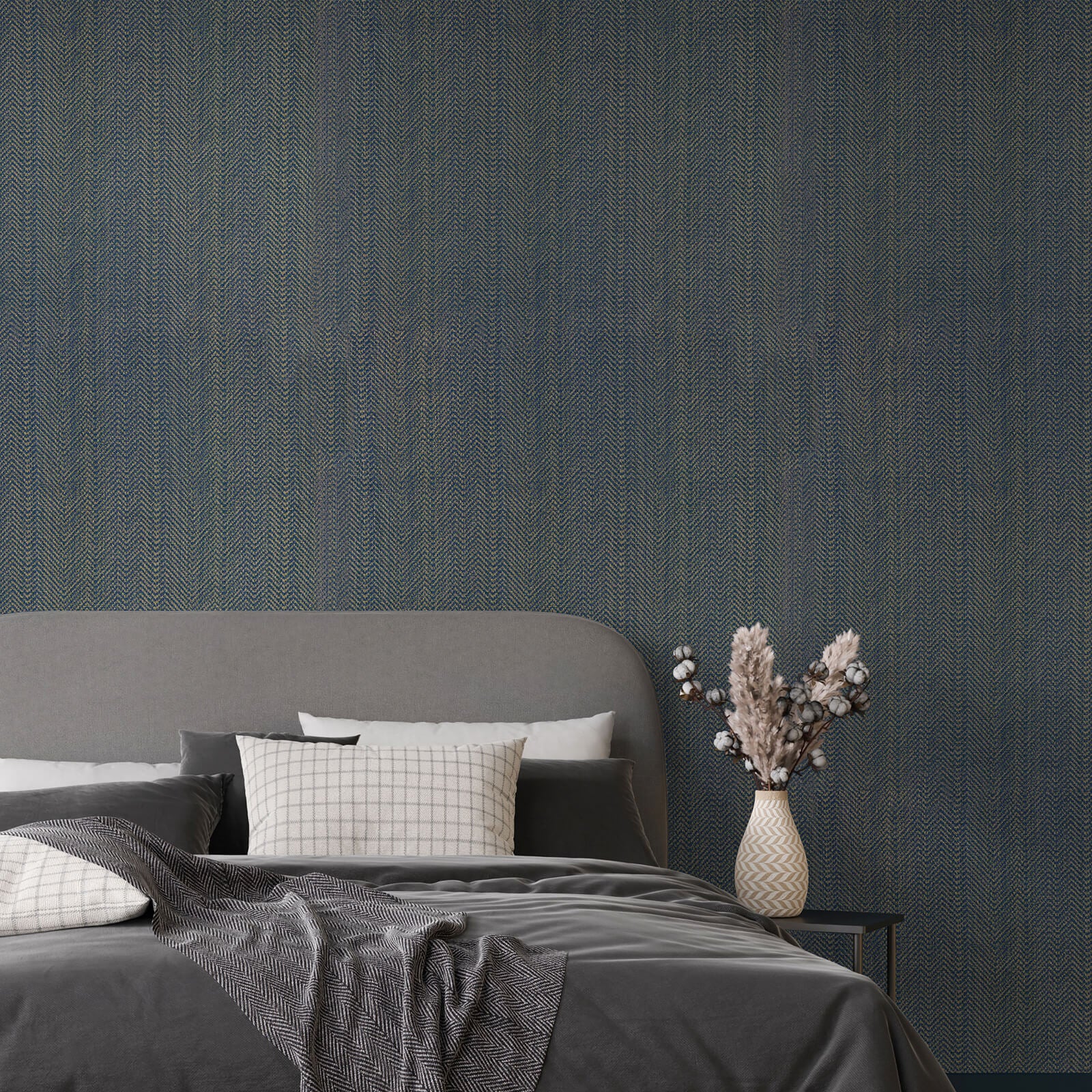 linen-fabric-adhesive-contact-paper-for-bedroom-accent-walls