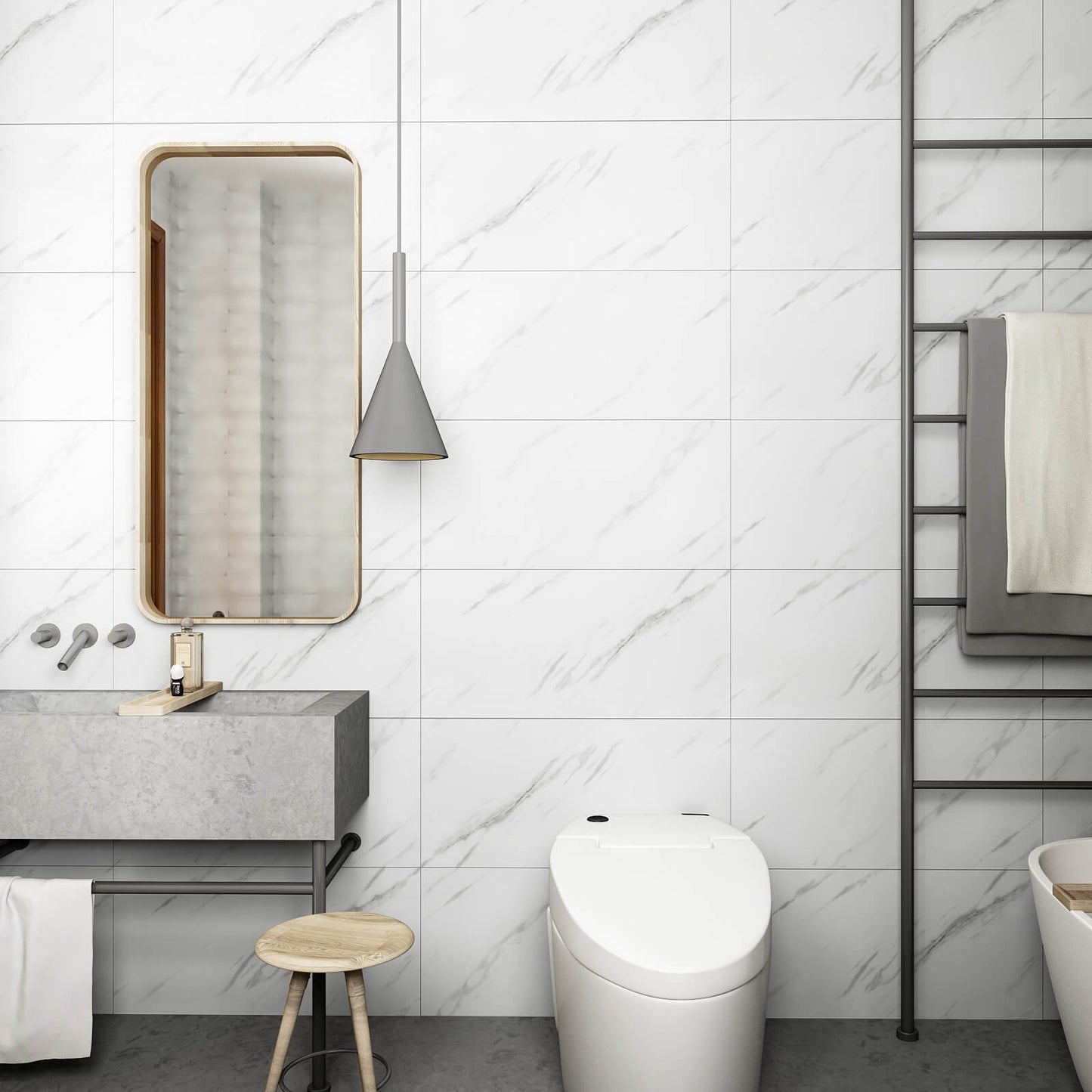    marble-wall-stickers-for-bathroom-waterproof-white
