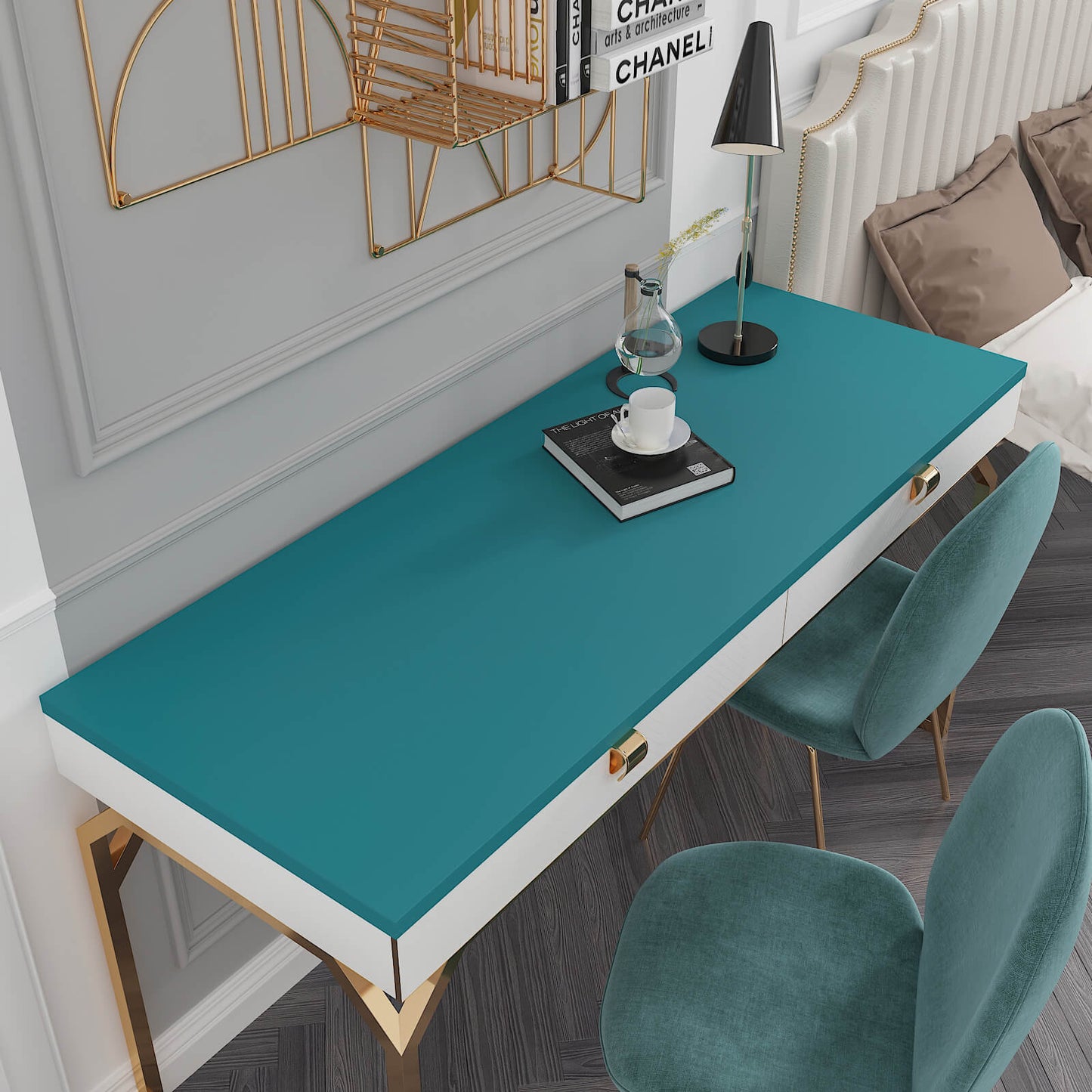 matte-green-contact-paper-for-desk-countertops