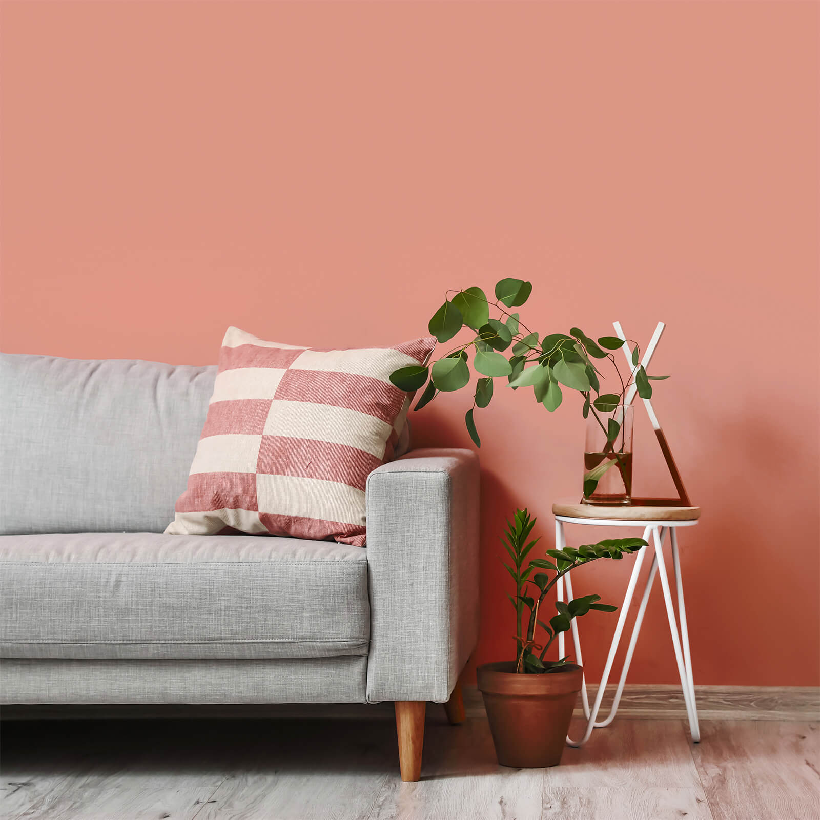    matte-salmon-pink-wall-covering-for-renters