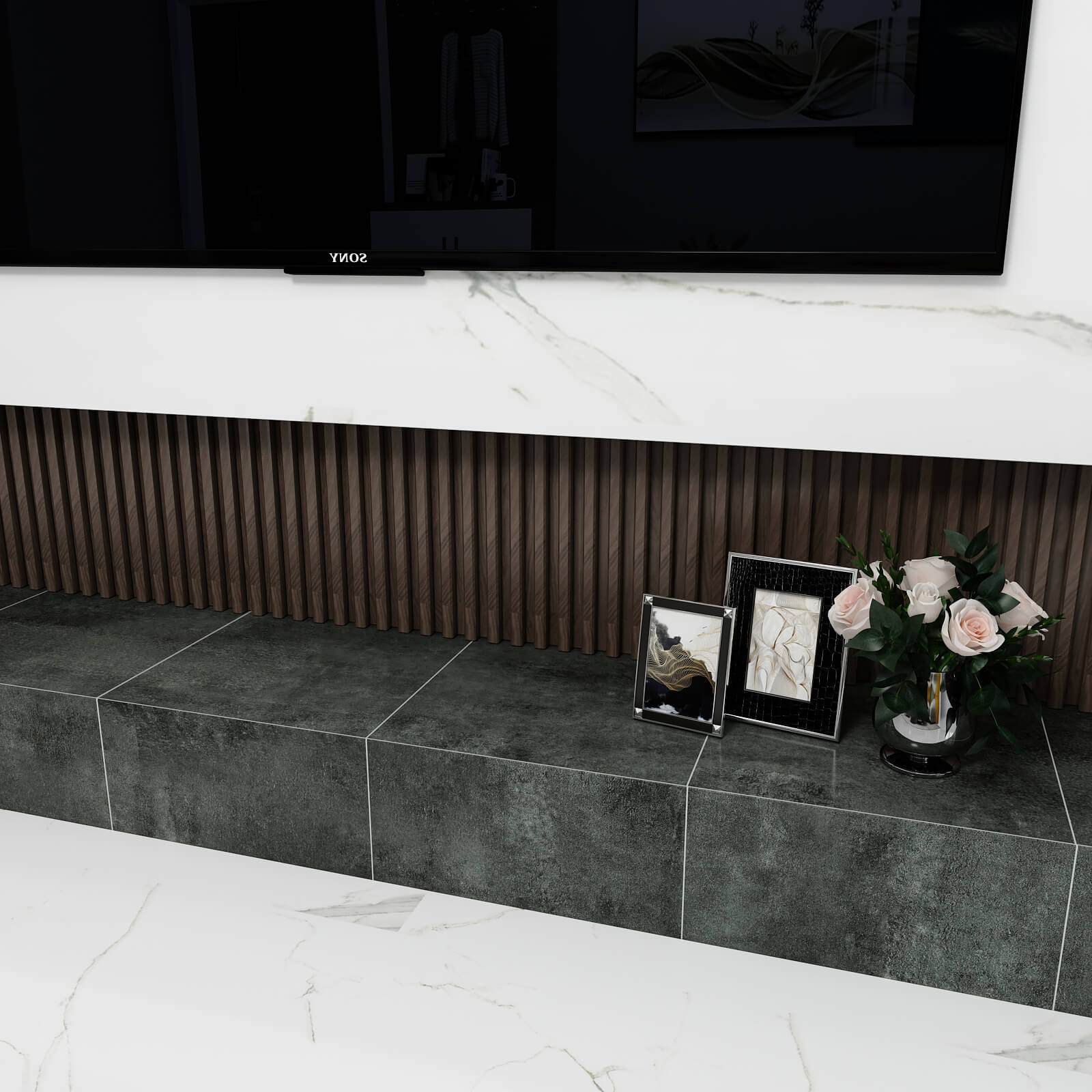    matte-vinyl-tile-stickers-for-home-decor-faux-dark-grey-concrete-looking