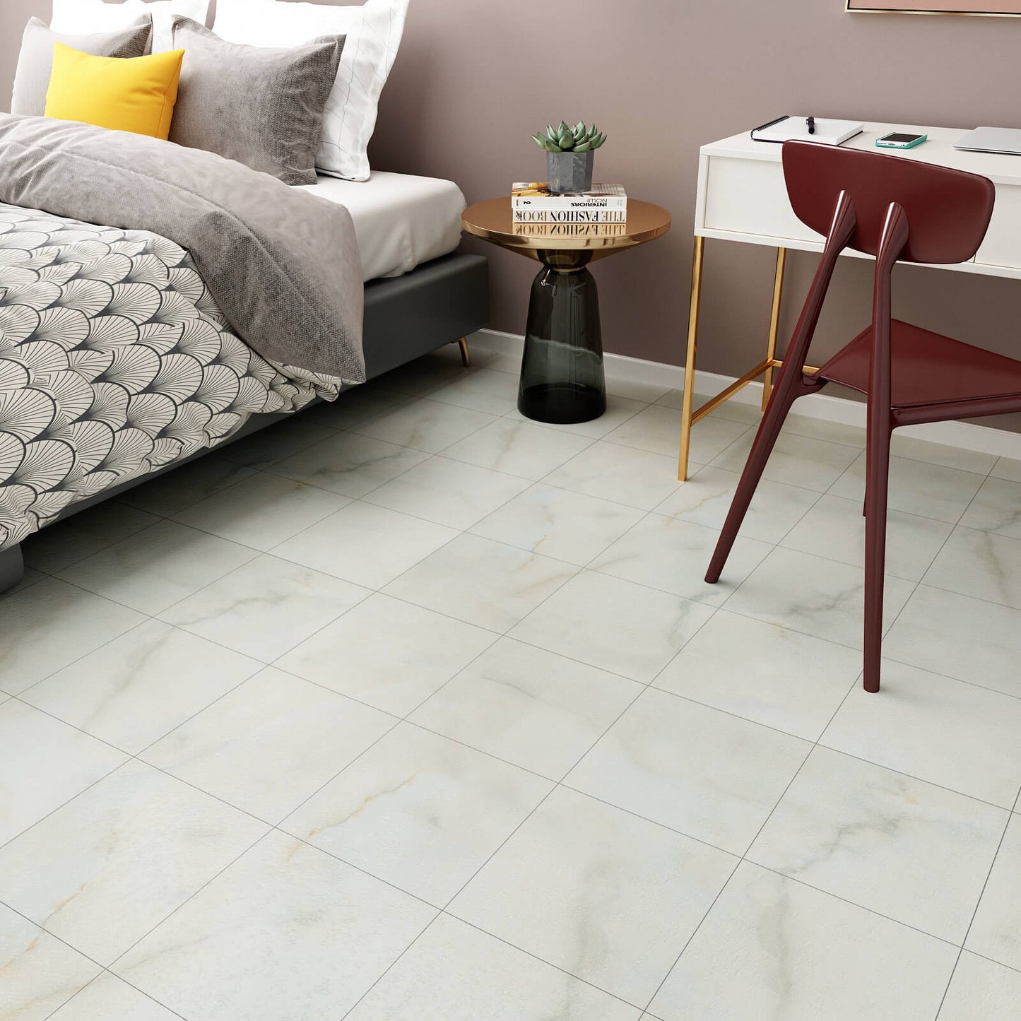    peel-and-stick-grey-white-floor-tile-for-bedroom