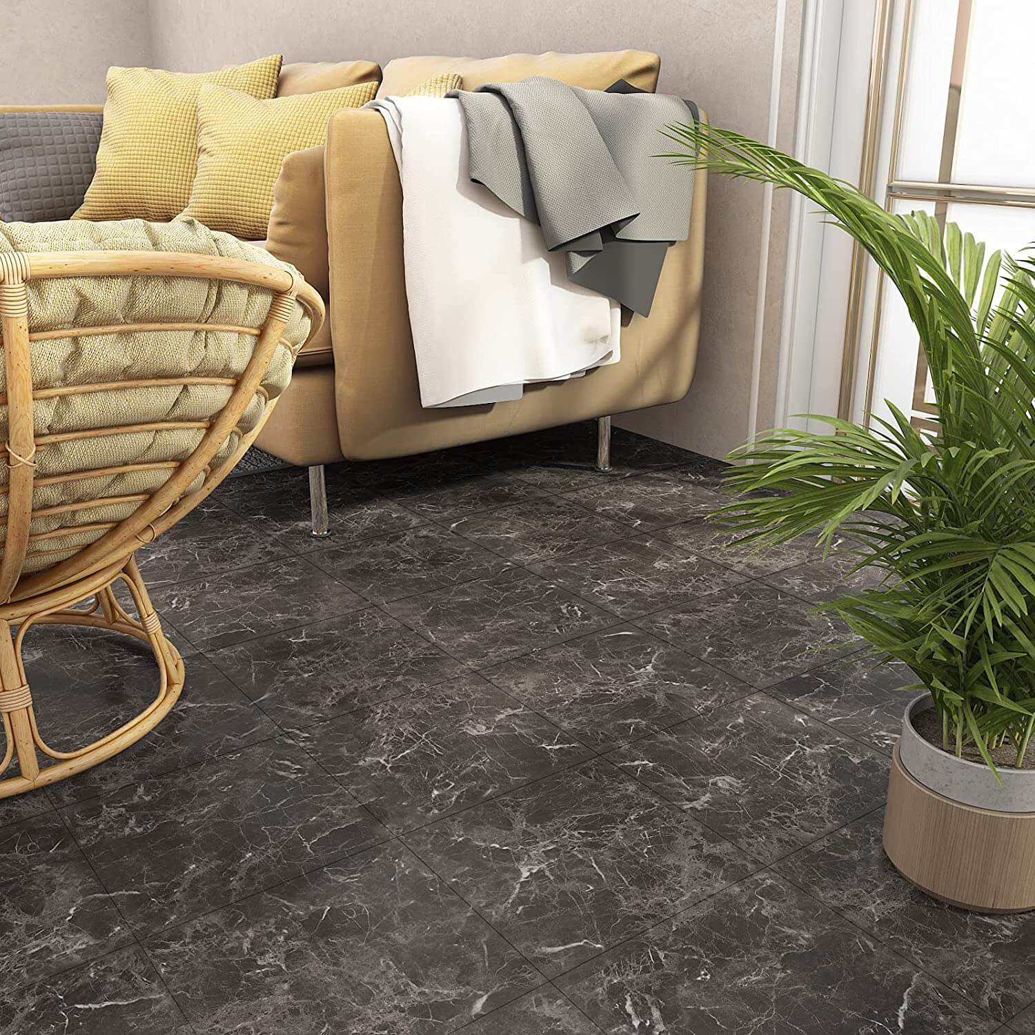    peel-and-stick-light-black-marble-vinyl-sticker-for-floor