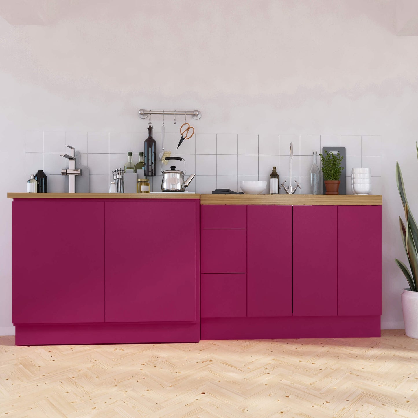    pink-vinyl-sticker-for-cabinets-kitchen