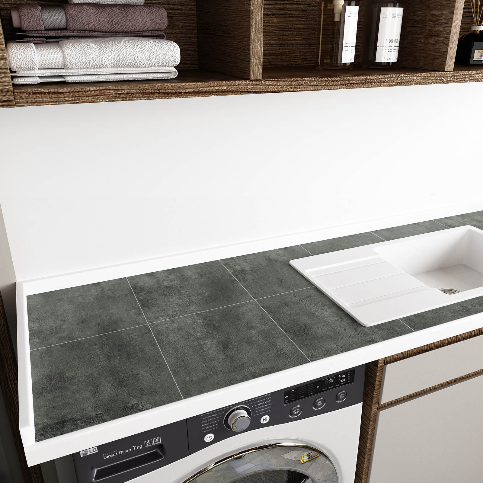     removable-marble-tile-stickers-for-countertops-dark-grey