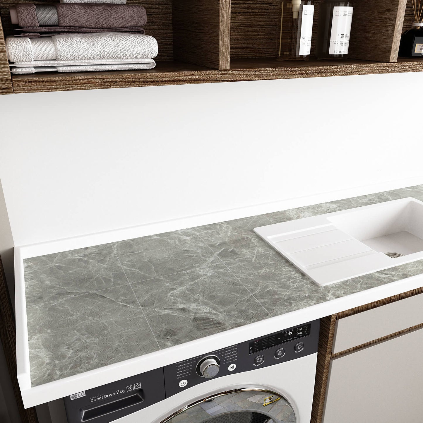       removable-marble-tile-stickers-for-countertops-grey