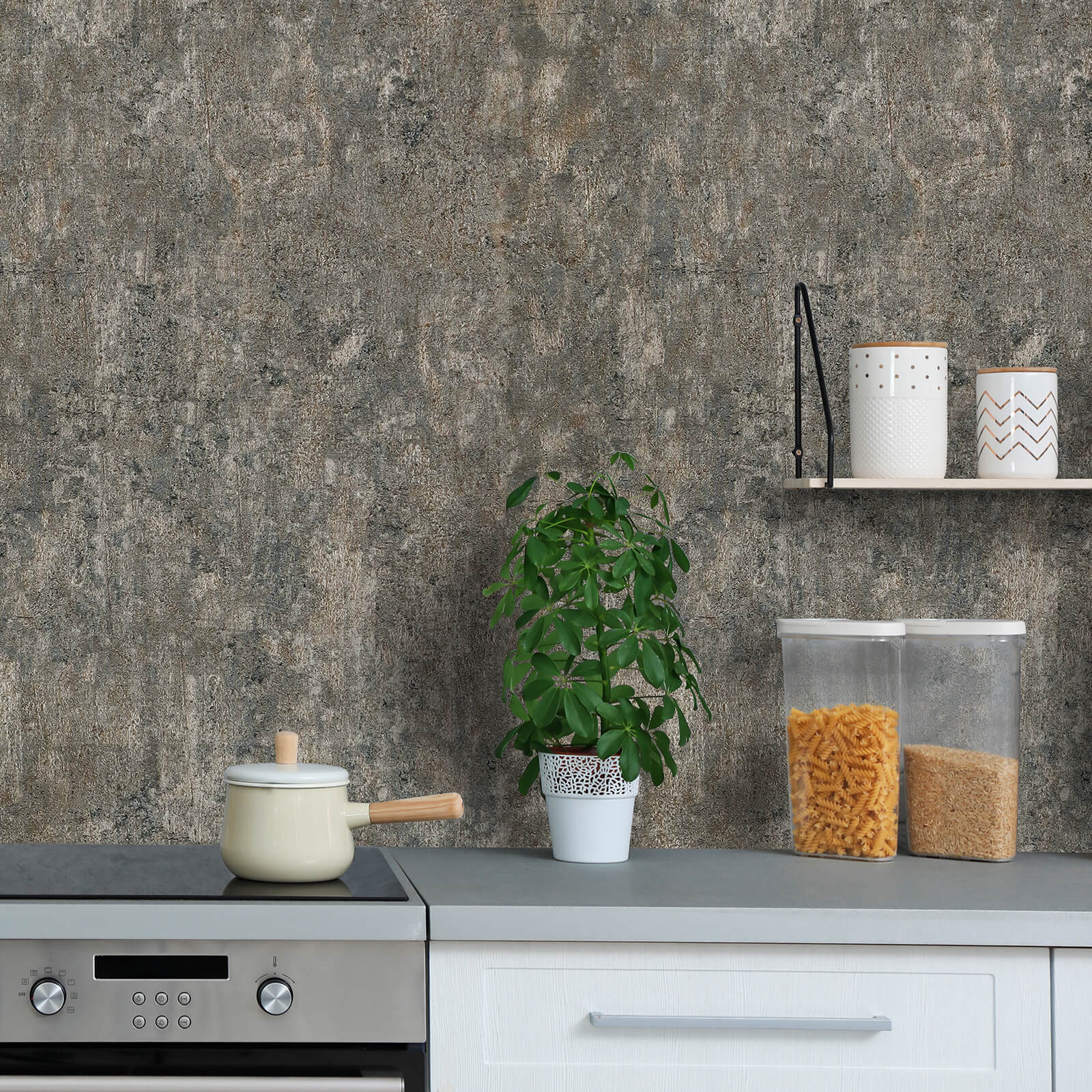 removable-wallpaper-for-kitchen-backsplash-concrete-texture