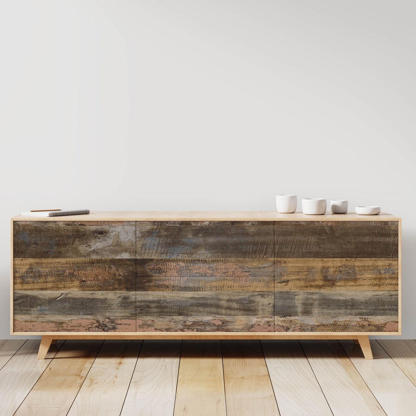 rustic-faux-wood-wallpaper-stick-on-cabinets