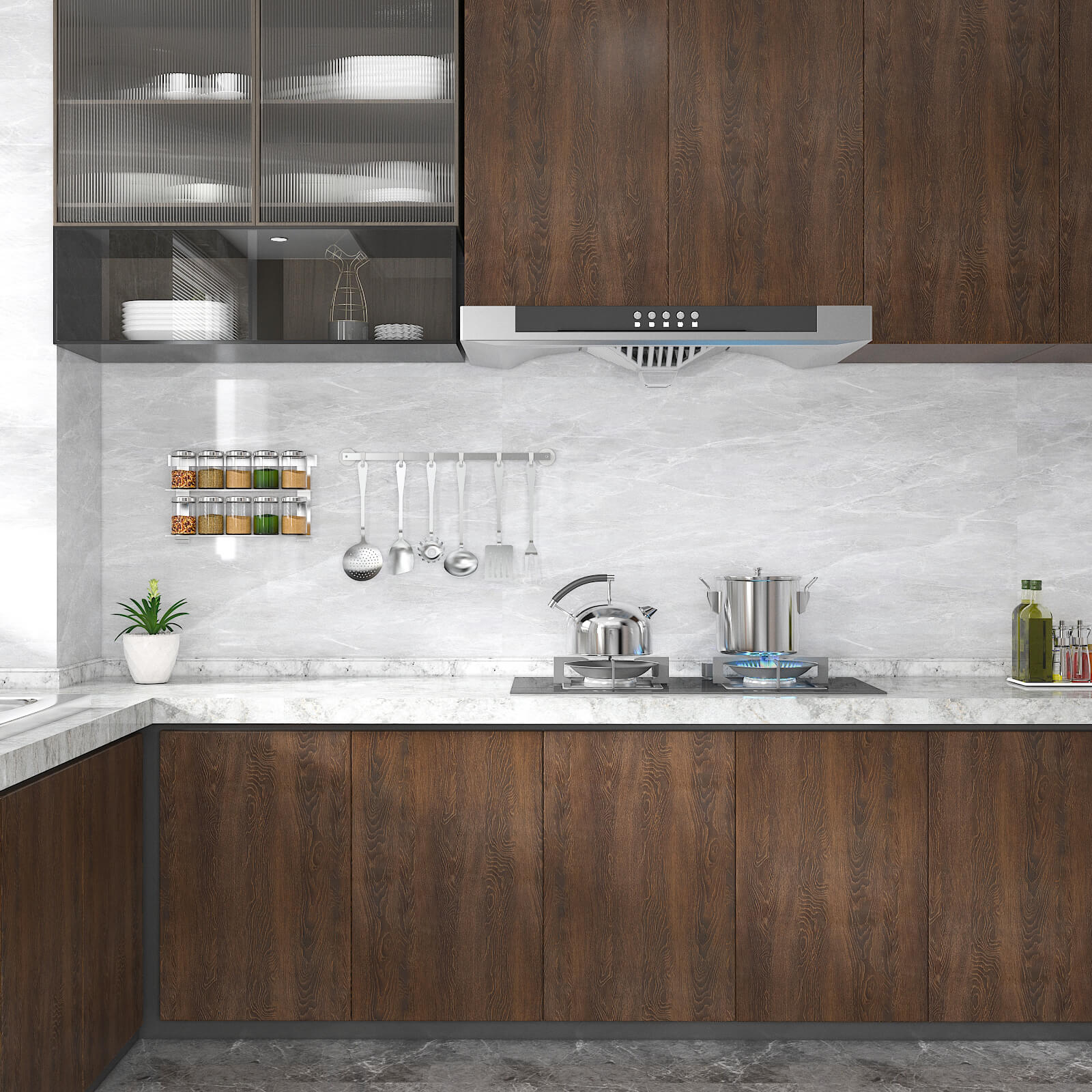     rustic-wood-grain-wallpaper-for-kitchen-cabinets