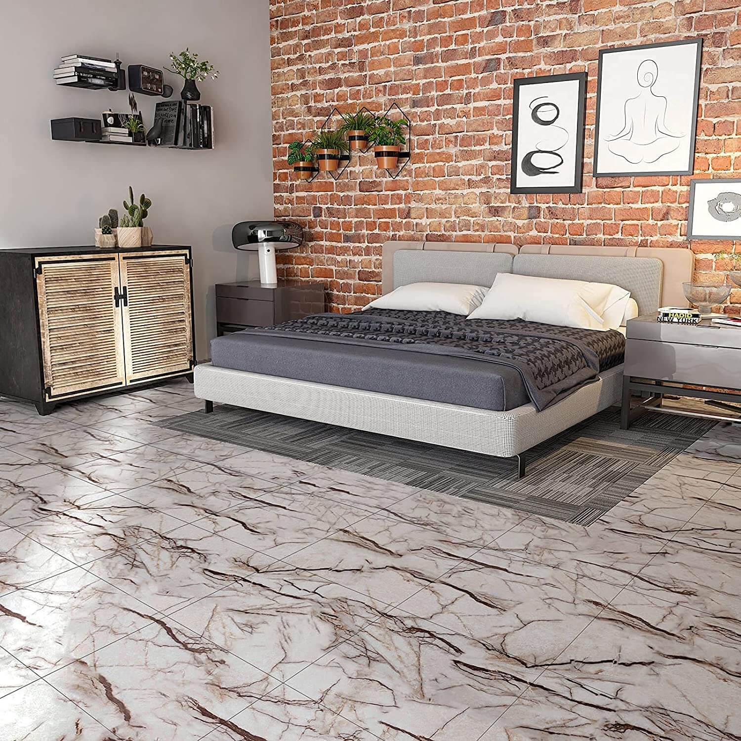    self-adhesive-floor-tiles-for-bedroom-cracked-grey-marble