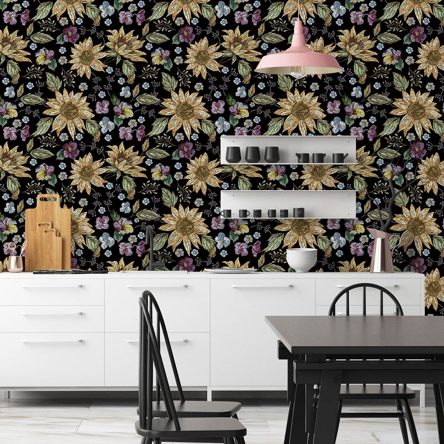 self-adhesive-floral-vinyl-paper-for-kitchen-walls
