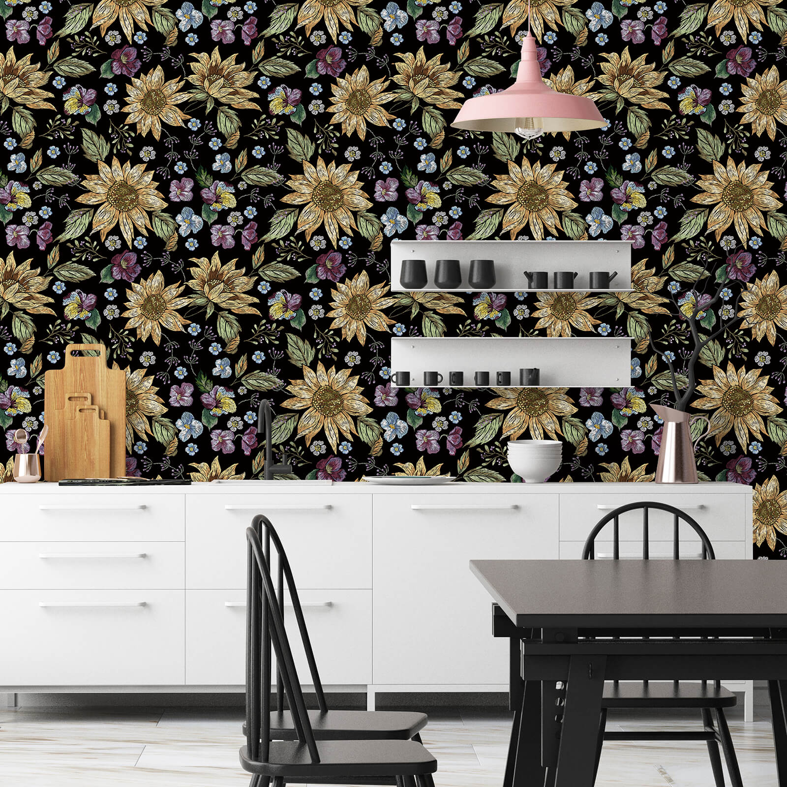 self-adhesive-floral-vinyl-paper-for-kitchen-walls
