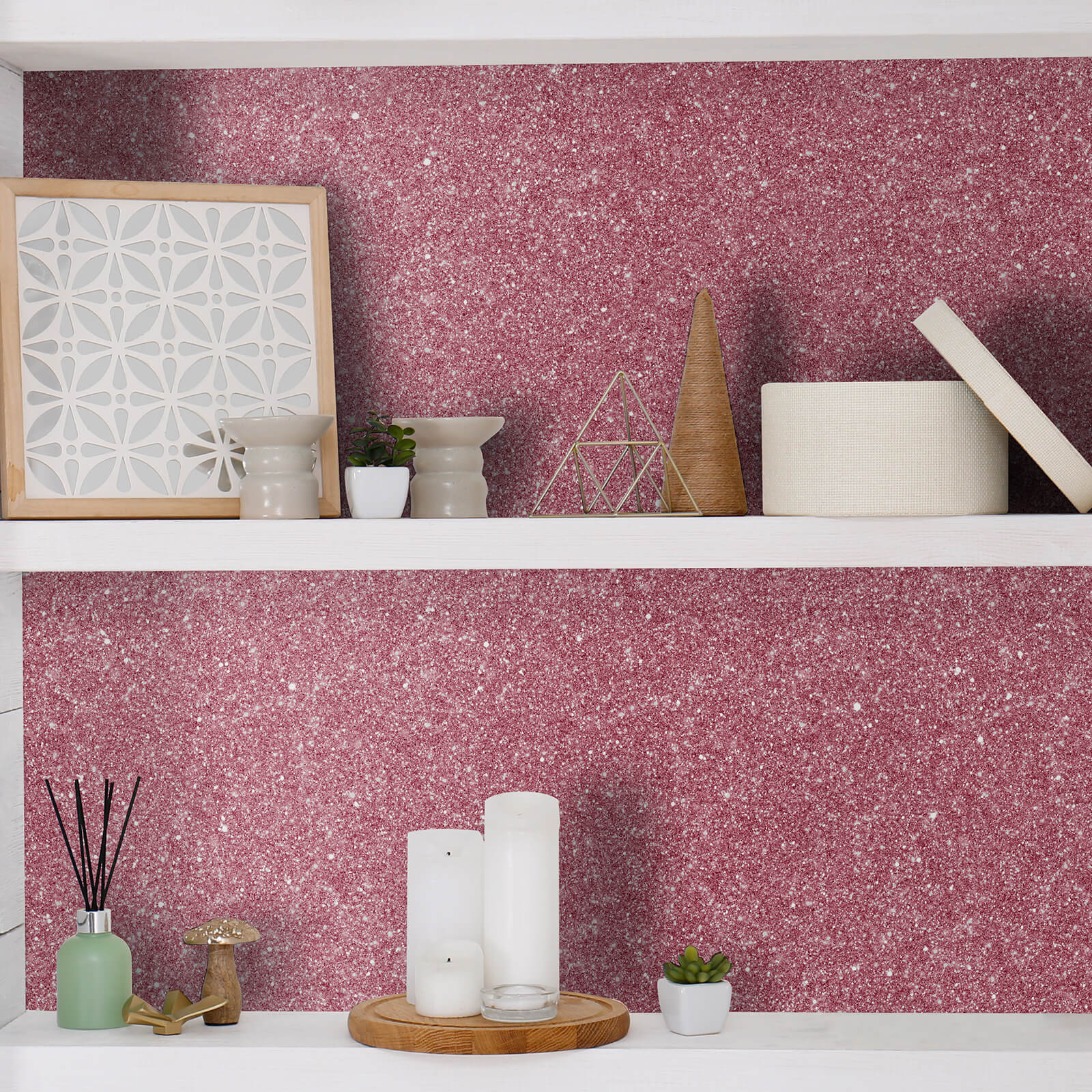 shimmering-rose-gold-glitter-contact-paper-for-shelf-liner
