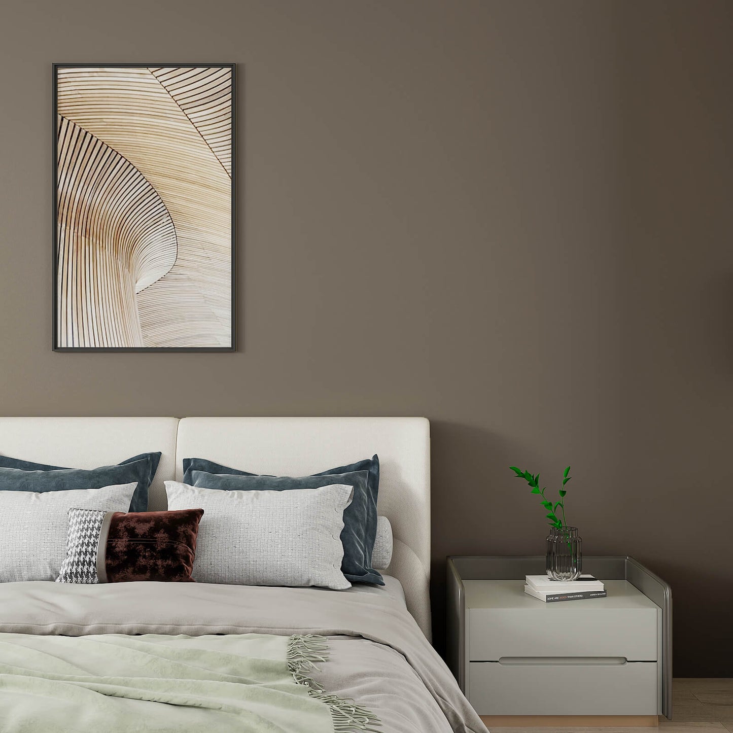 solid-brown-wallpaper-for-bedroom-accent-wall