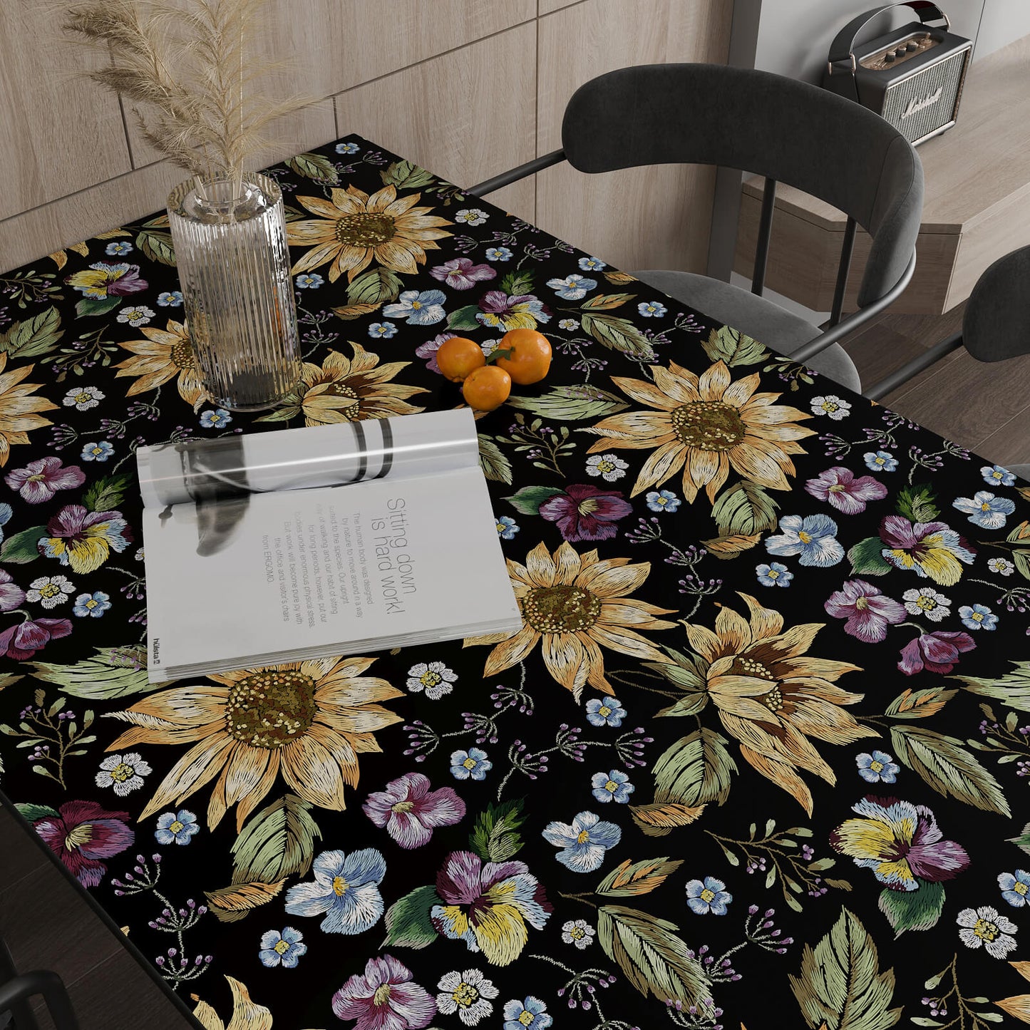     sunflower-dark-contact-paper-for-table-countertops